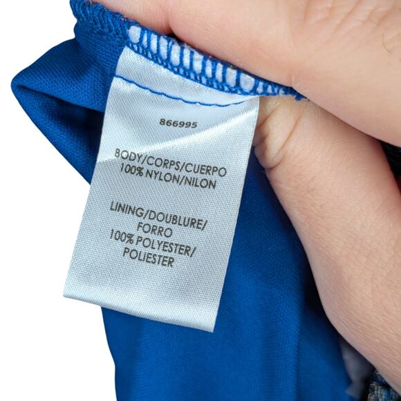 JS Collections Blue Colorful Embroidered Cocktail Party Sheath Dress SZ 2 - Picture 12 of 12